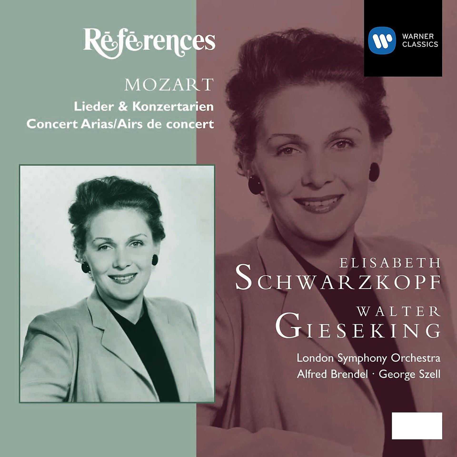 Постер альбома Mozart : Lieder and Concert Arias