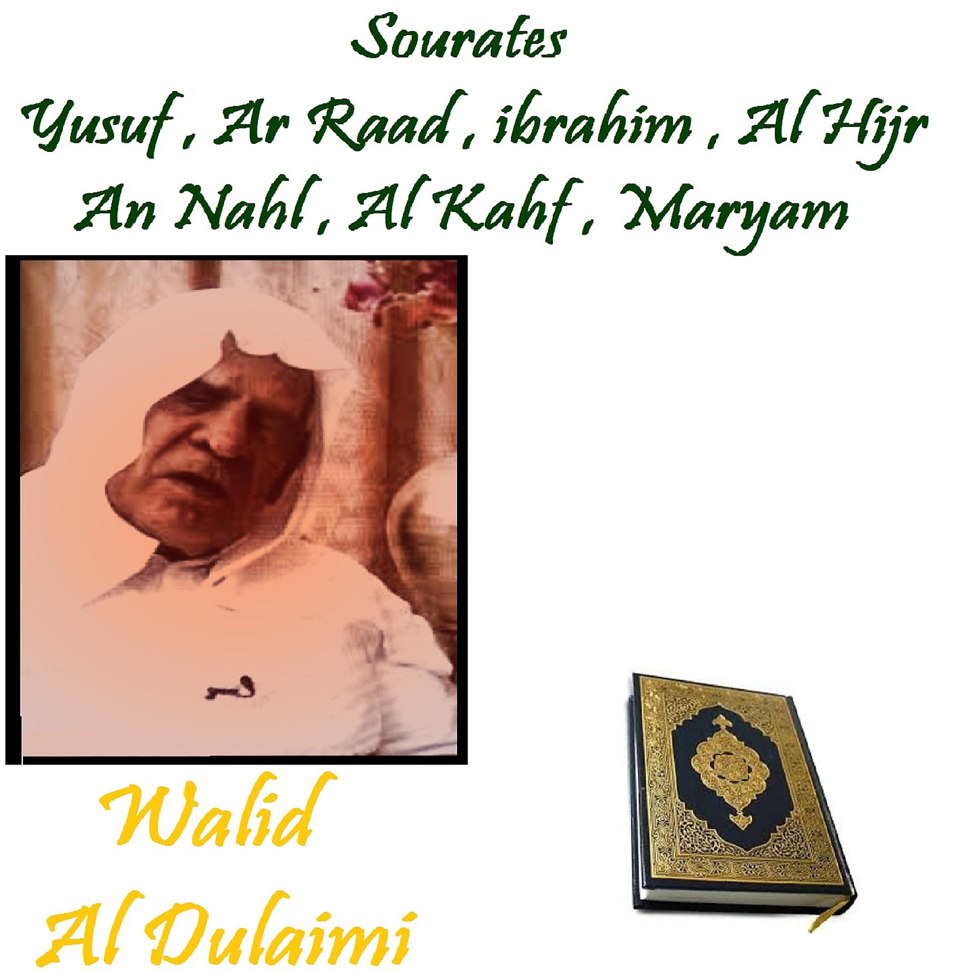 Постер альбома Sourates Yusuf , Ar Raad , ibrahim , Al Hijr , An Nahl , Al Kahf , Maryam