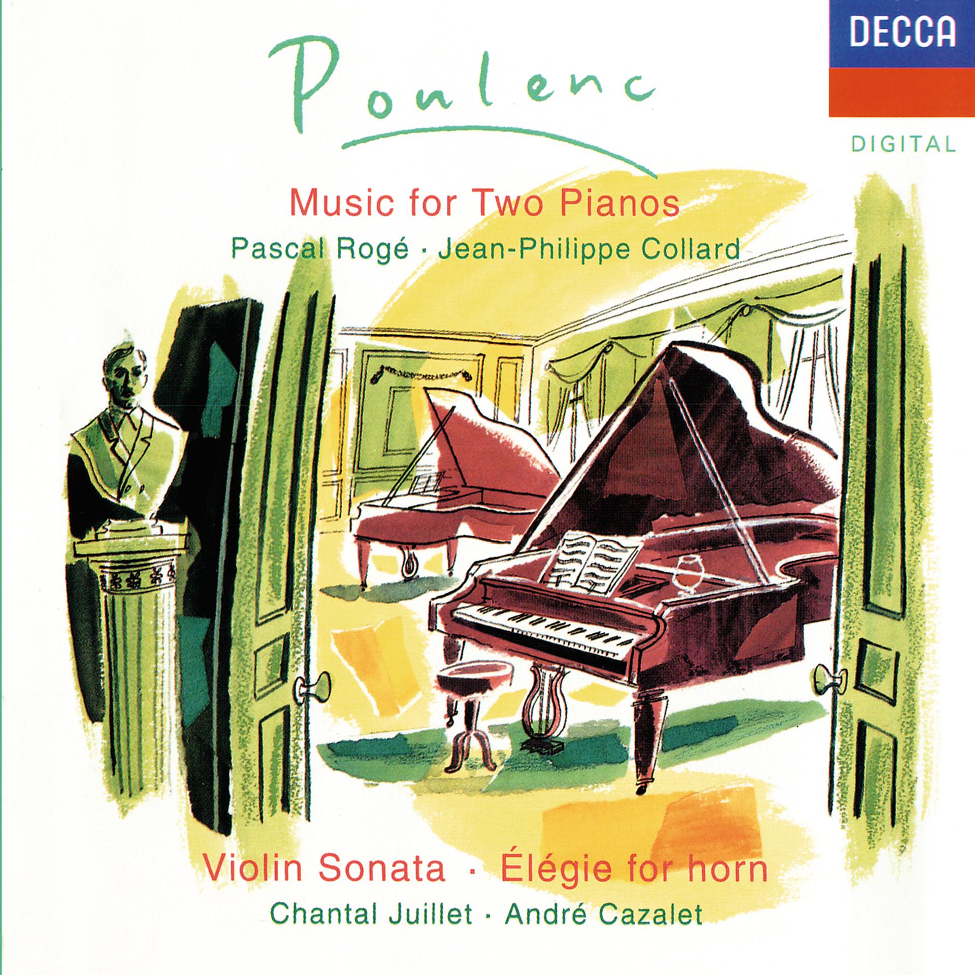 Постер альбома Poulenc: Sonata for 2 Pianos; Violin Sonata etc