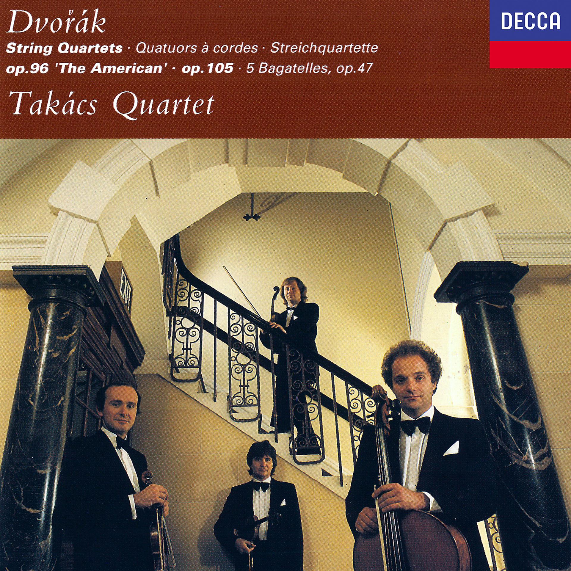 Постер альбома Dvorak: String Quartets Nos. 12 "American" & 14; 5 Bagatelles