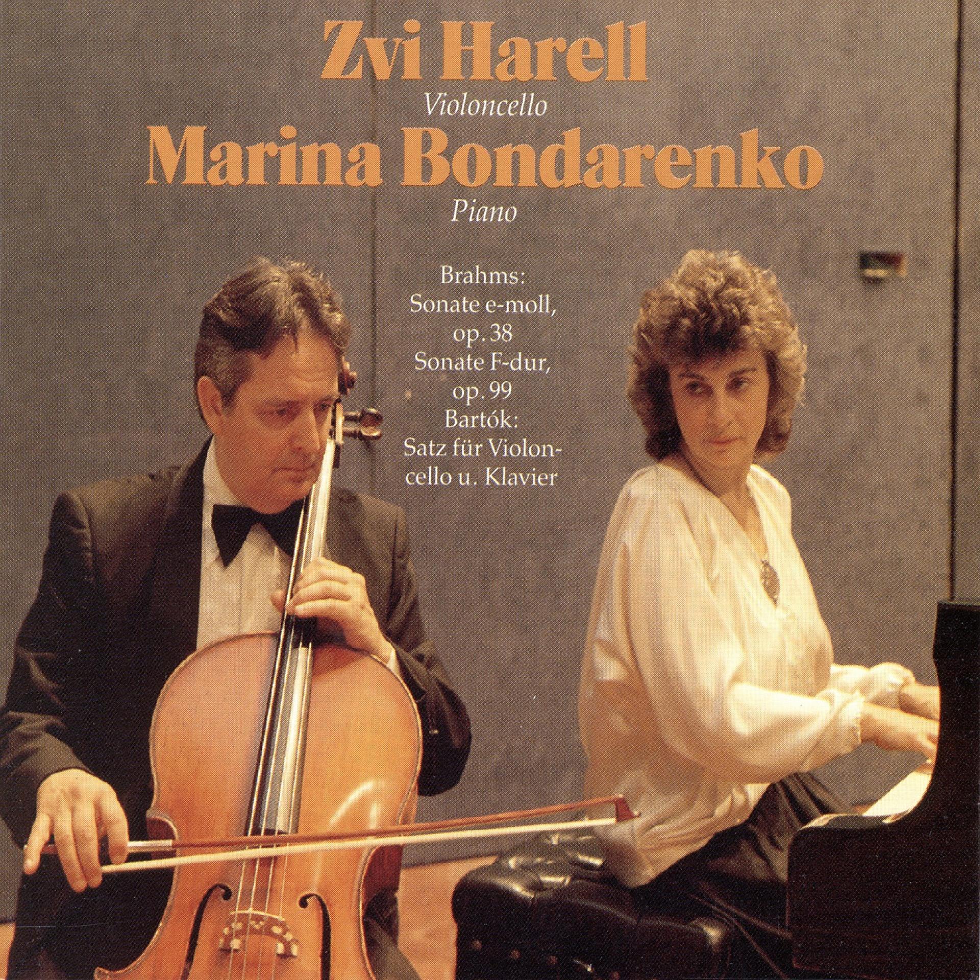 Постер альбома Brahms & Bartók: Cello Sonatas