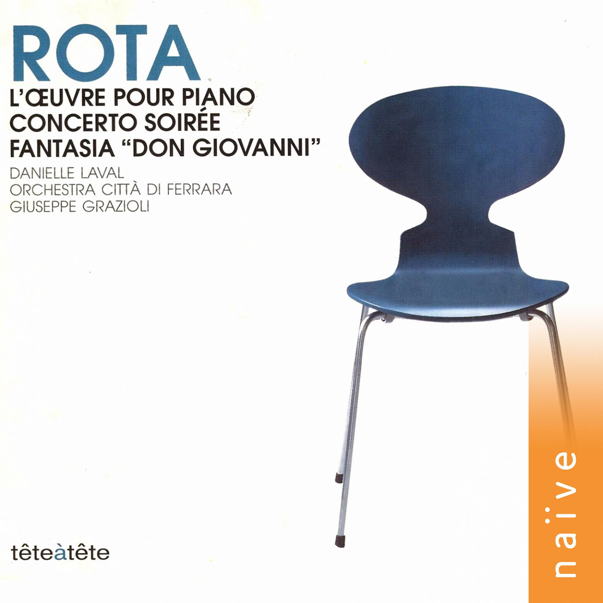 Постер альбома Rota: L'œuvre pour piano, Concerto soirée & Fantaisie Don Giovanni