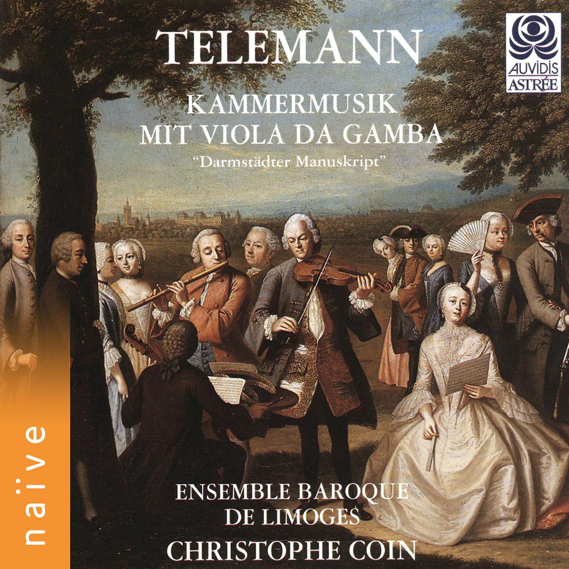 Постер альбома Telemann: Kammermusik mit viola da gamba