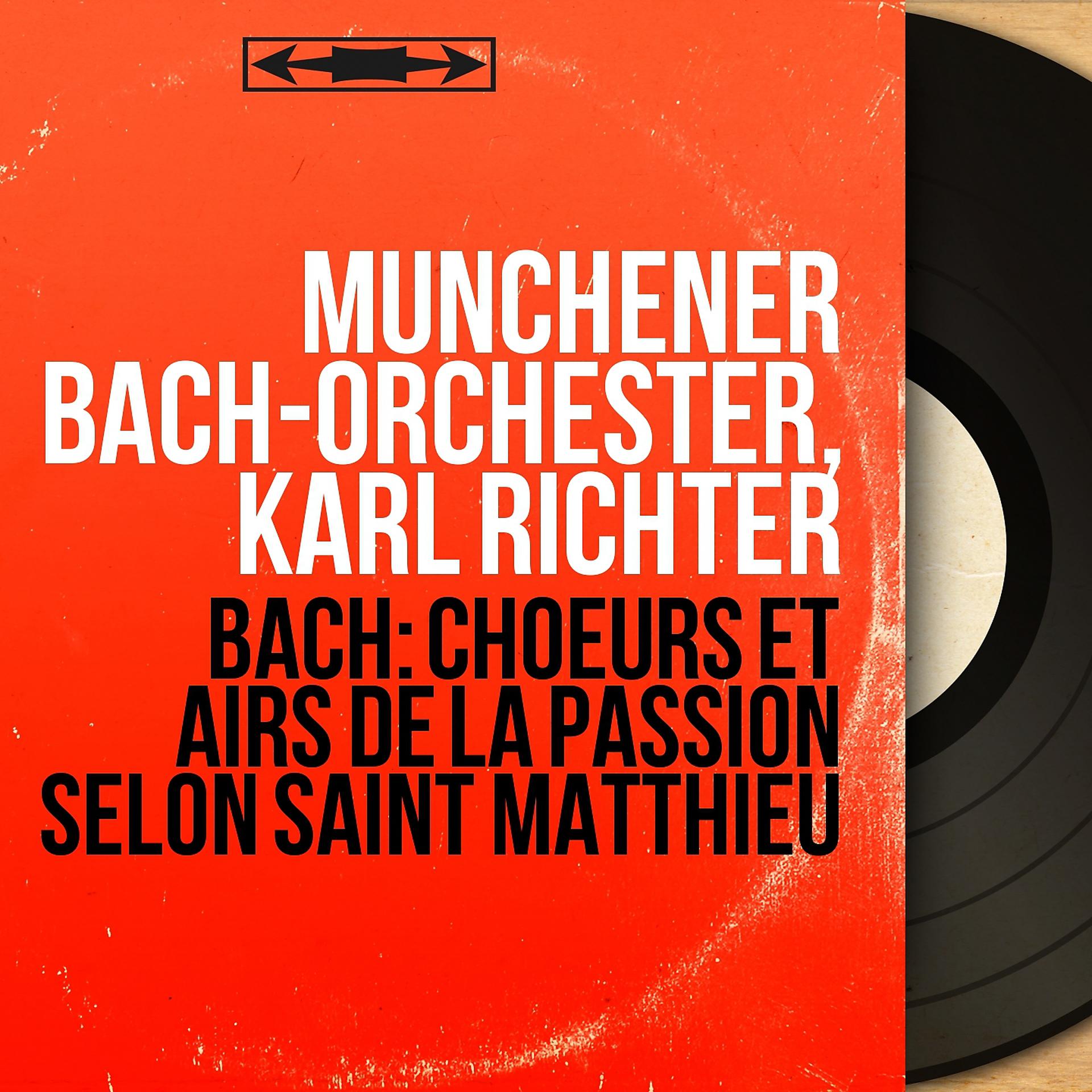 Постер альбома Bach: Choeurs et airs de la Passion selon Saint Matthieu