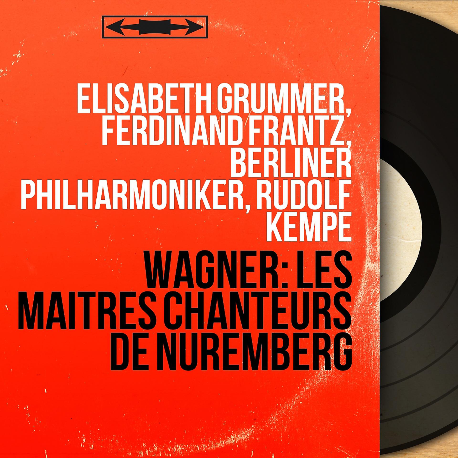 Постер альбома Wagner: Les maîtres chanteurs de Nuremberg