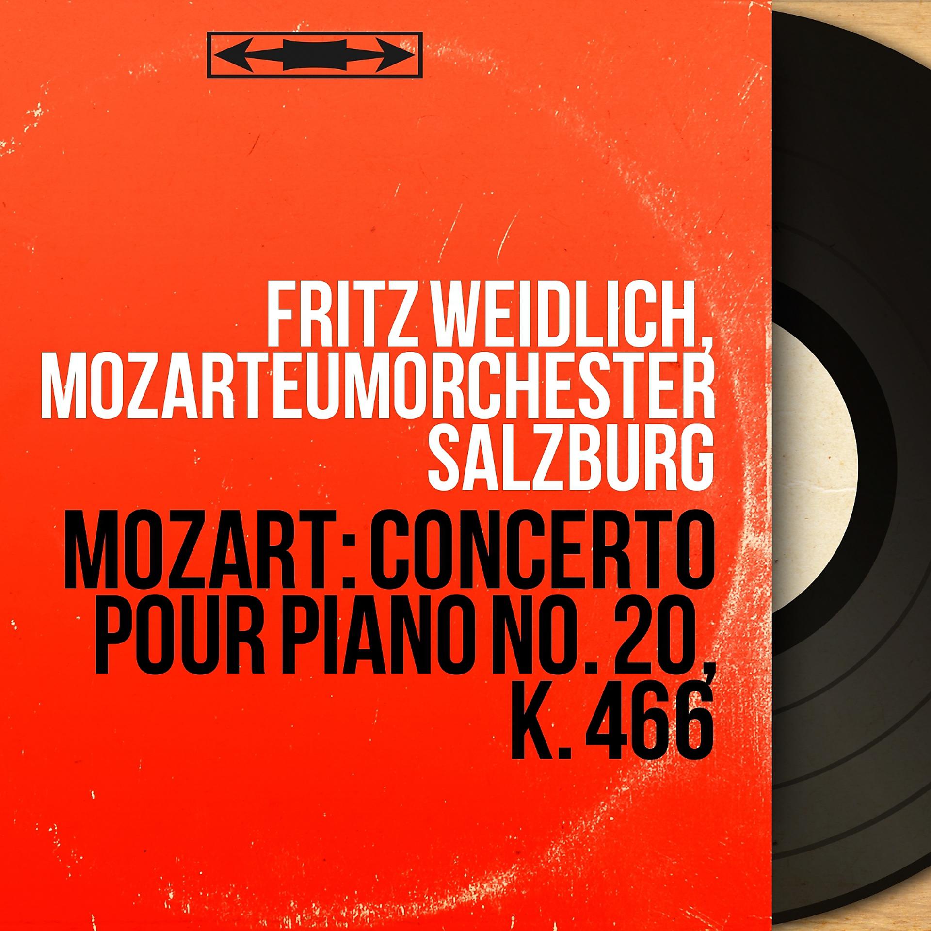 Постер альбома Mozart: Concerto pour piano No. 20, K. 466