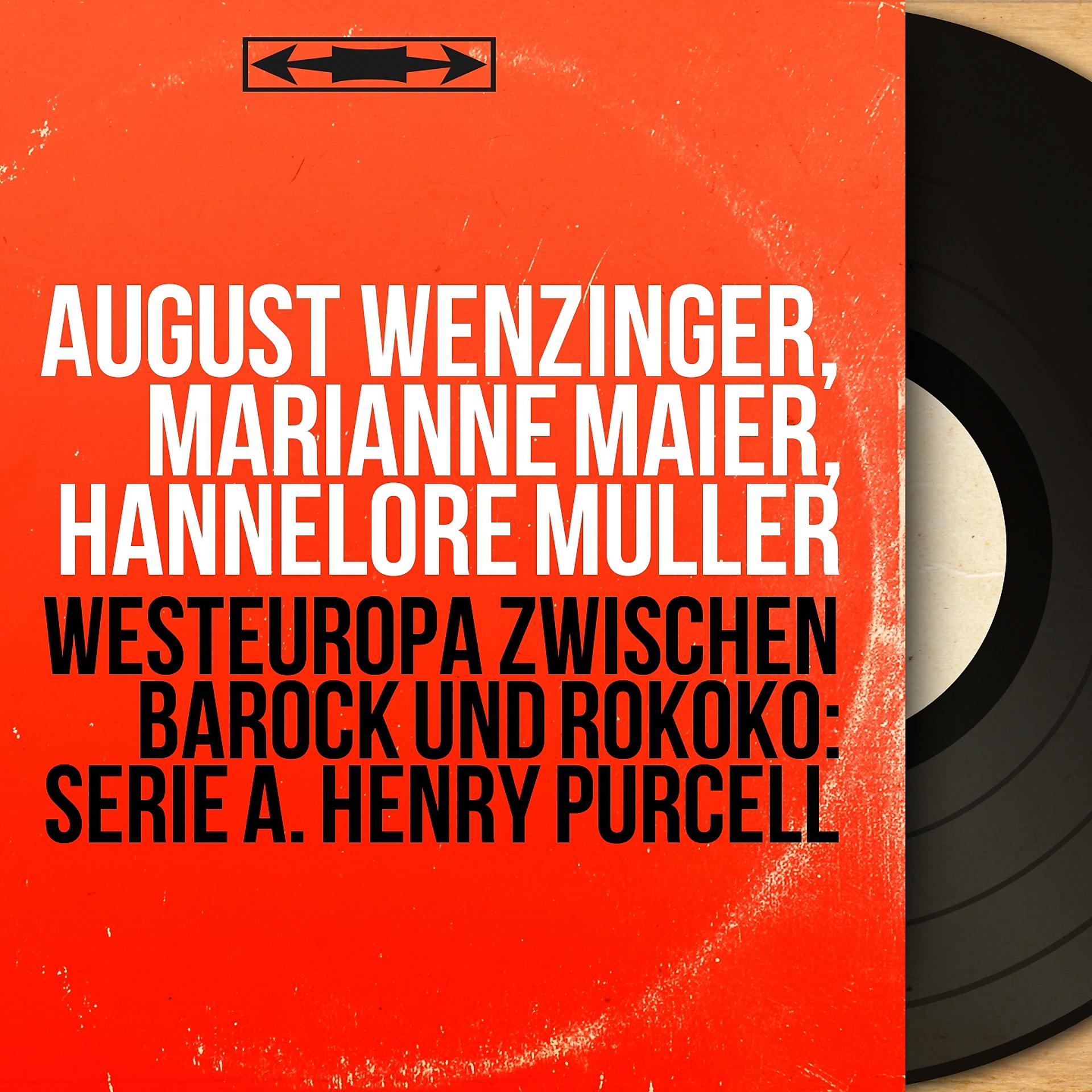 Постер альбома Westeuropa zwischen Barock und Rokoko: Serie A. Henry Purcell