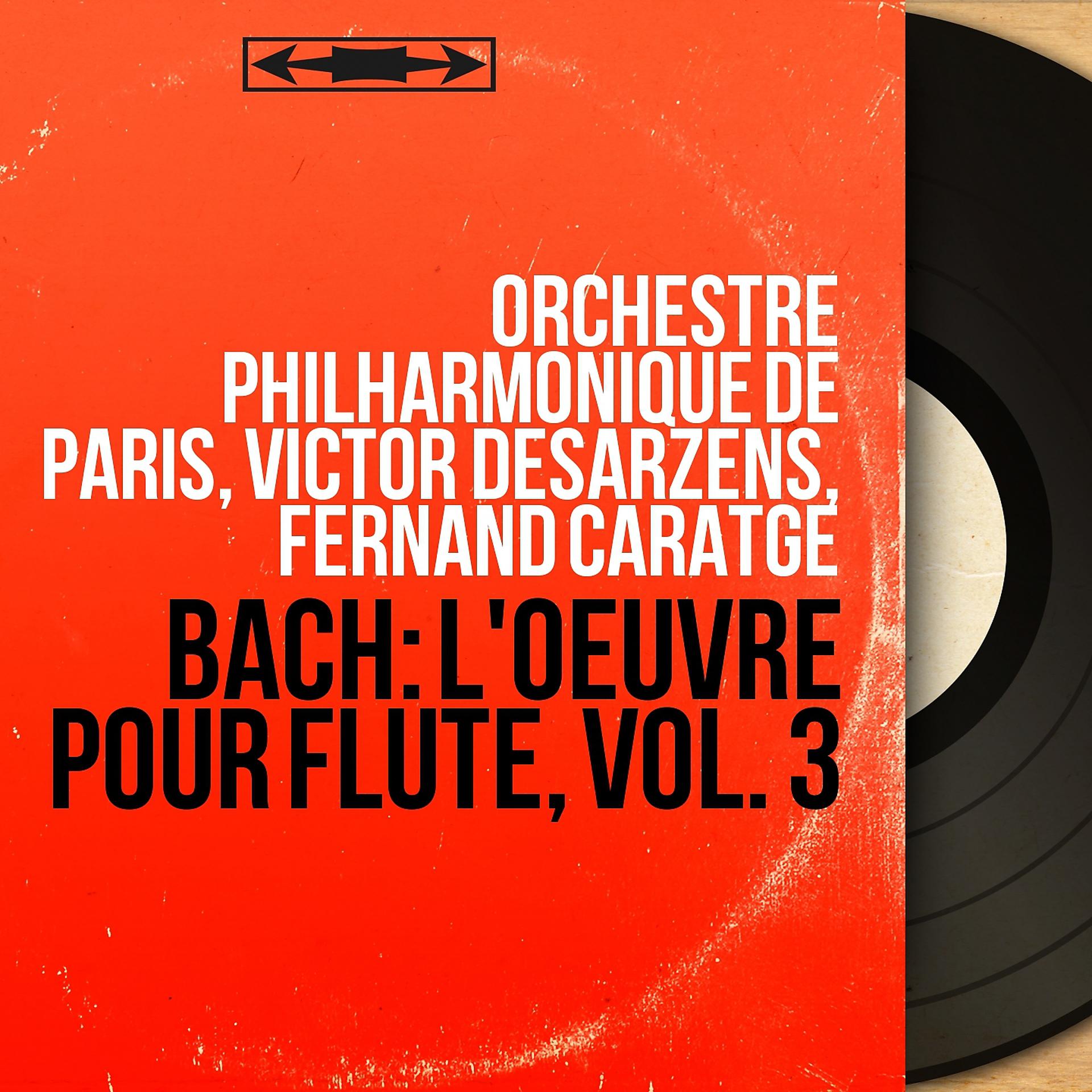 Постер альбома Bach: L'oeuvre pour flûte, vol. 3
