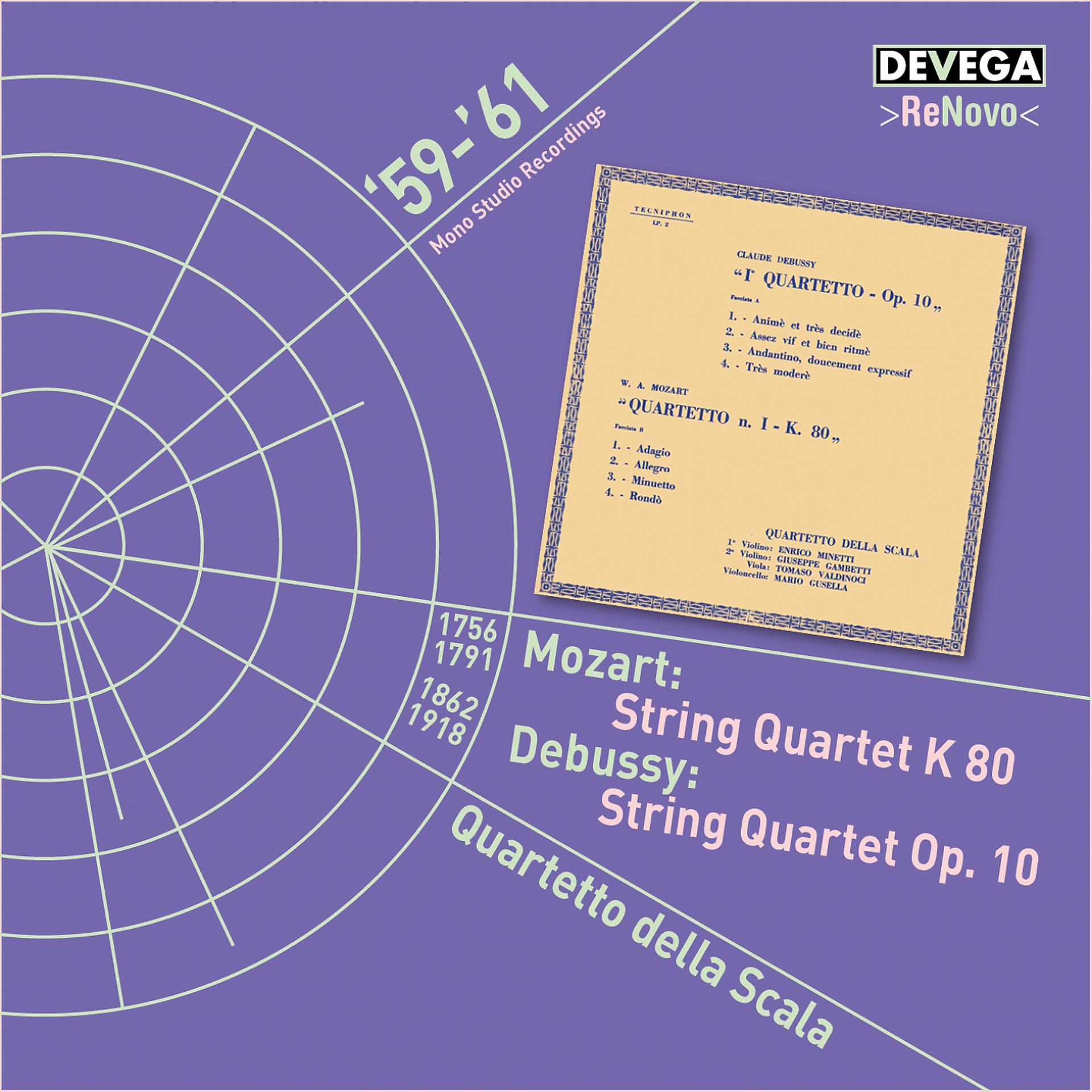 Постер альбома Mozart & Debussy: String Quartets