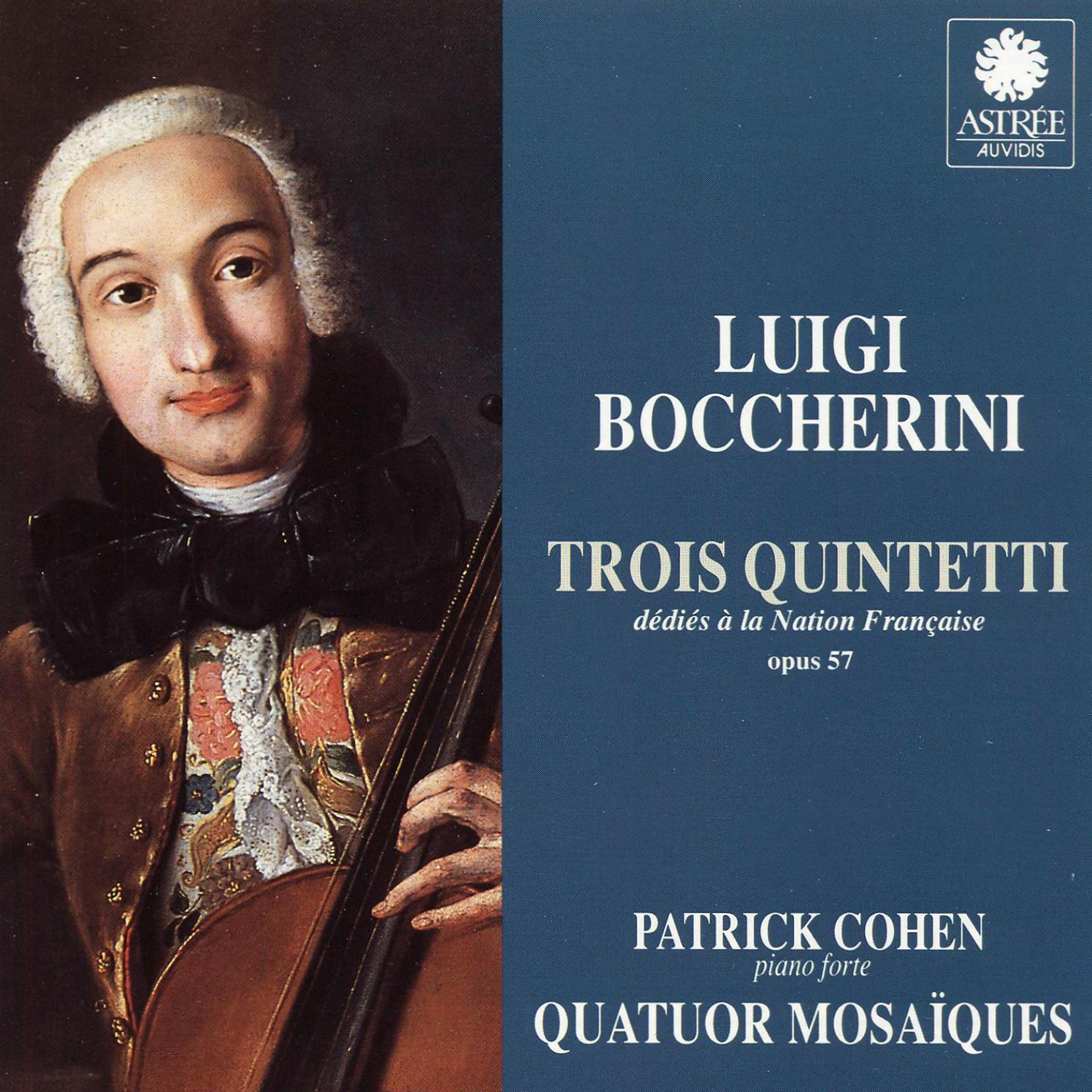 Постер альбома Boccherini: Trois quintettes  dédiés à la Nation Française
