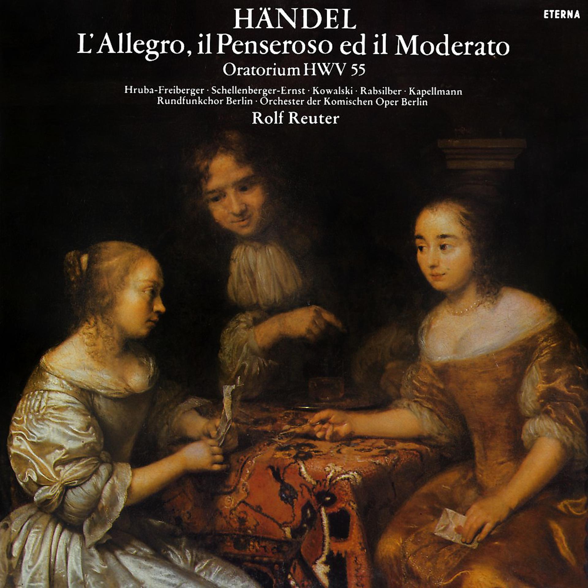 Постер альбома Handel: L'Allegro, il Penseroso ed il Moderato (Sung in German)