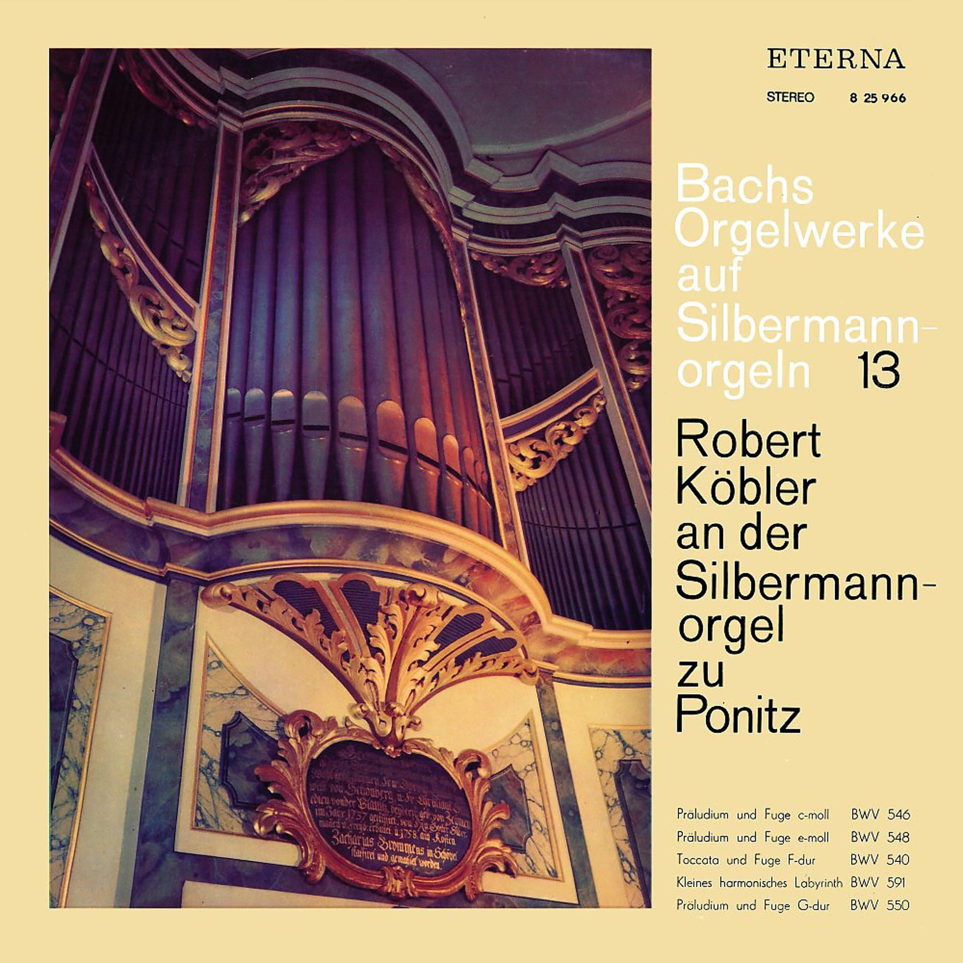 Постер альбома Bach: Orgelwerke auf Silbermannorgeln 13