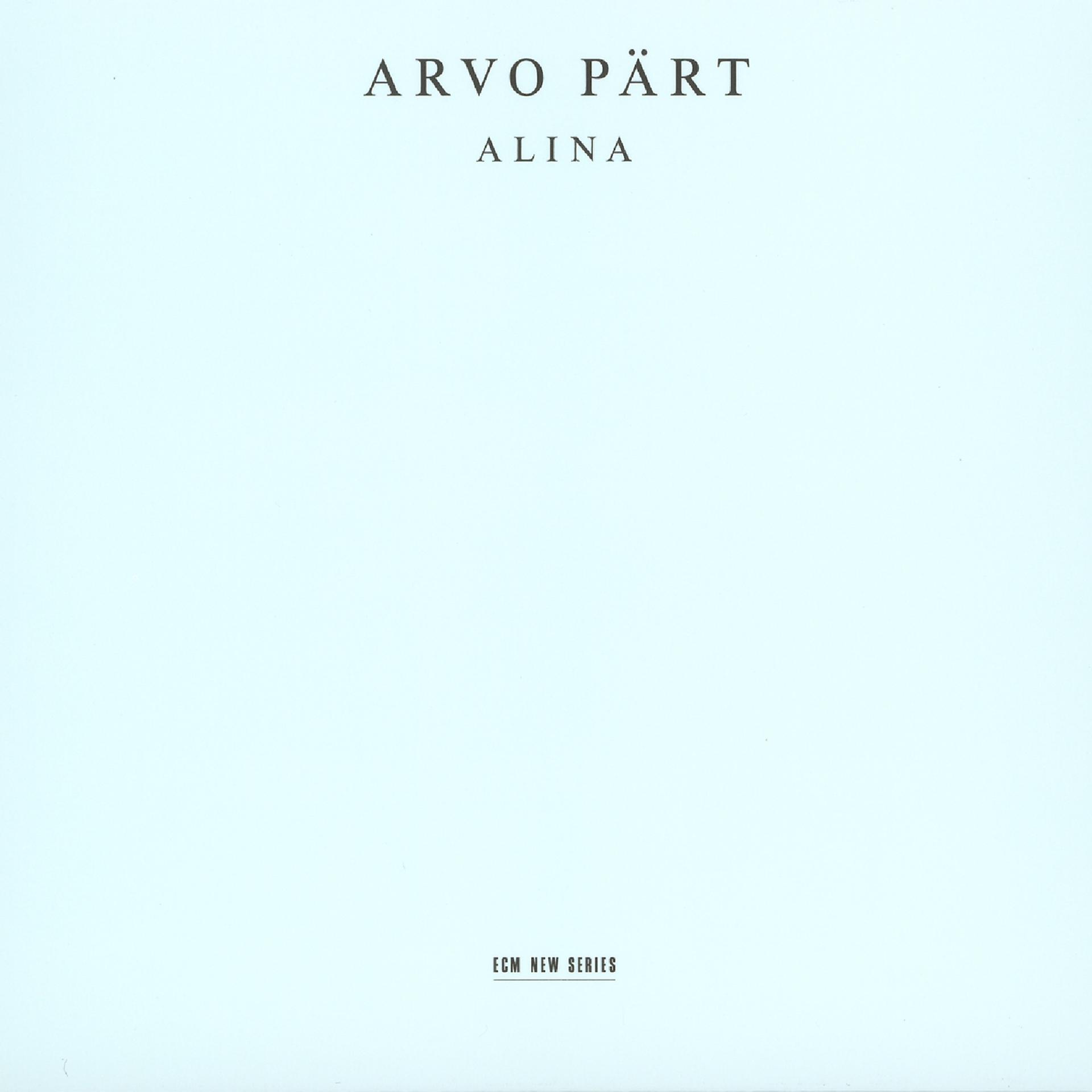 Постер альбома Arvo Pärt: Alina