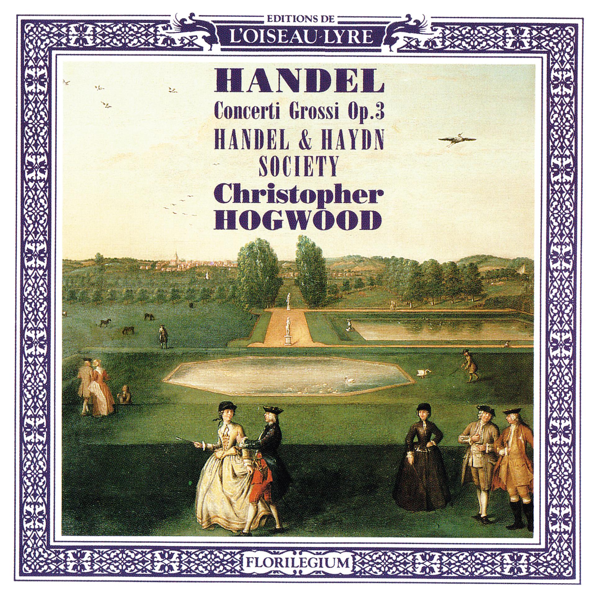 Постер альбома Handel: Concerti Grossi, Op.3