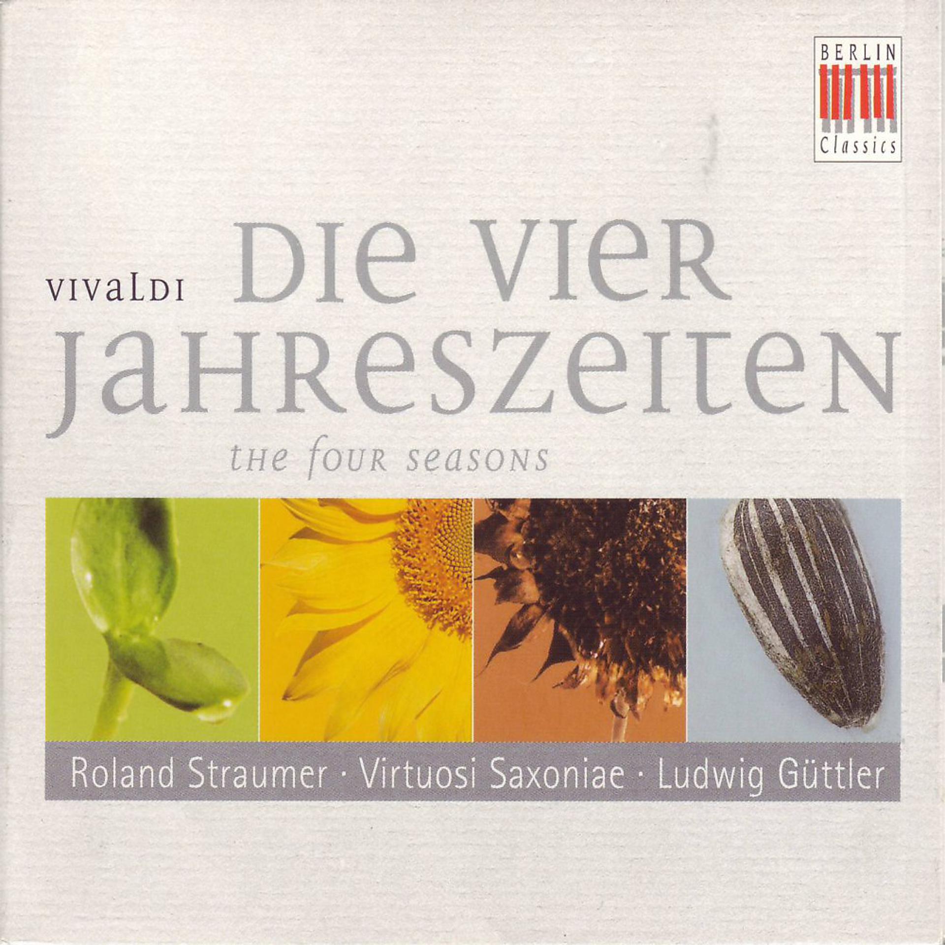 Постер альбома Vivaldi: Die vier Jahreszeiten op. 8, Nr. 1-4
