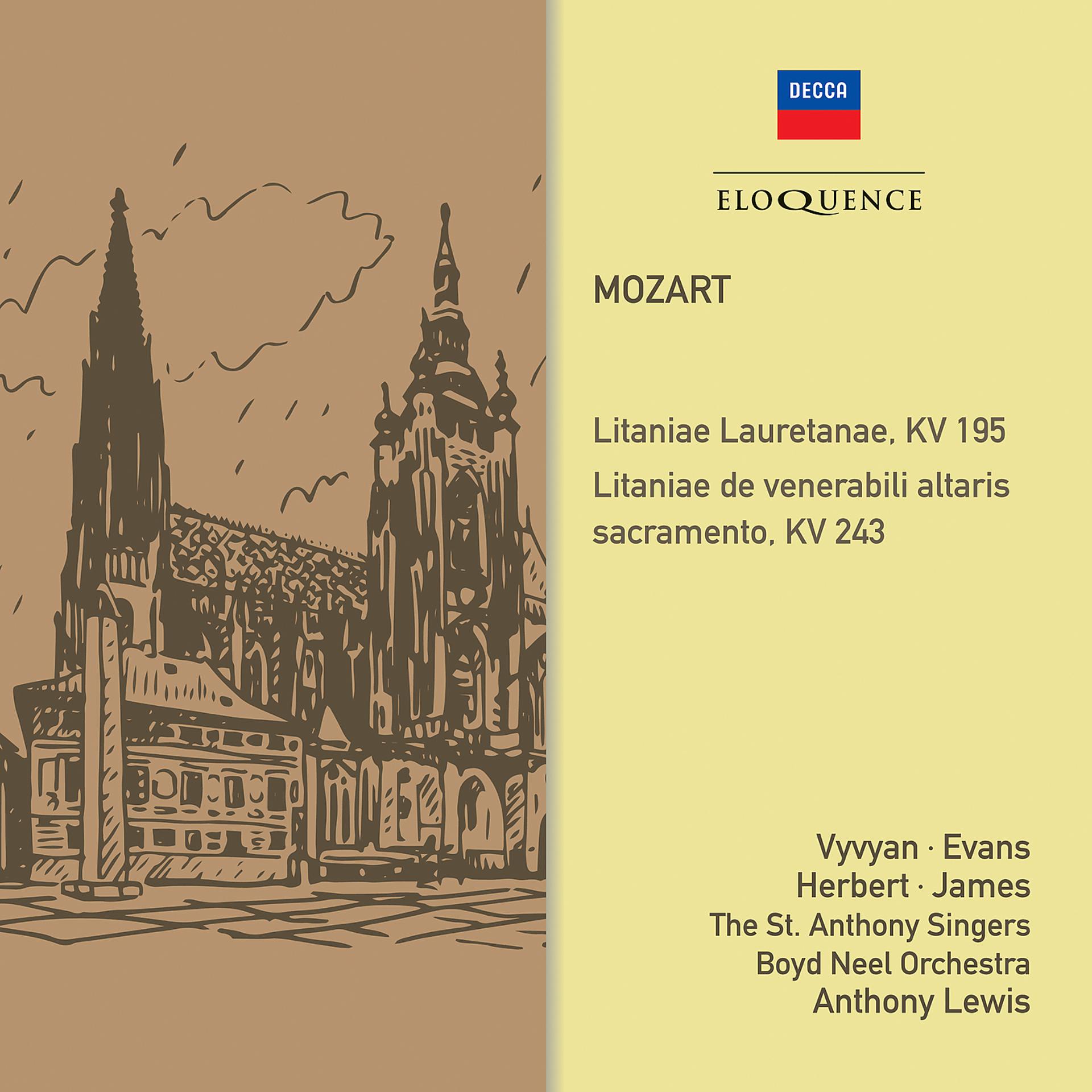 Постер альбома Mozart: Litanies, KV 195 & 243
