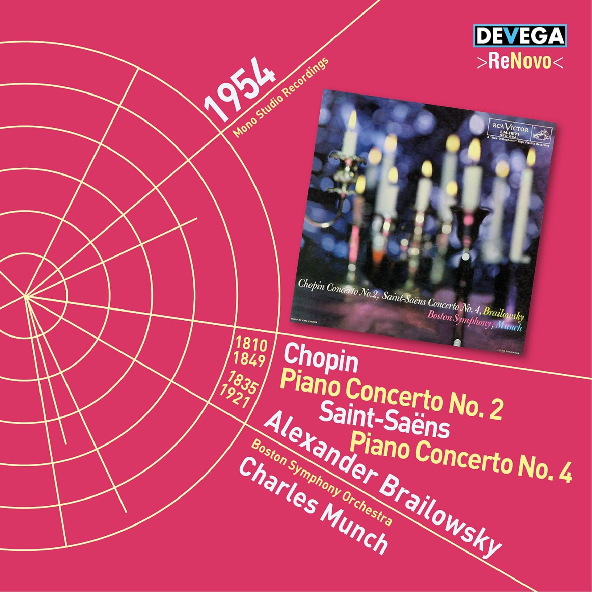 Постер альбома Chopin: Piano Concerto No. 2 - Saint-Saëns: Piano Concerto No. 4