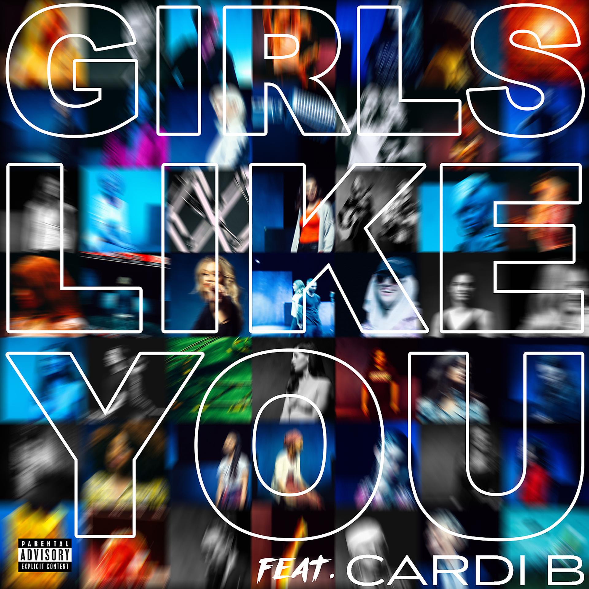 Постер к треку Maroon 5, Cardi B - Girls Like You