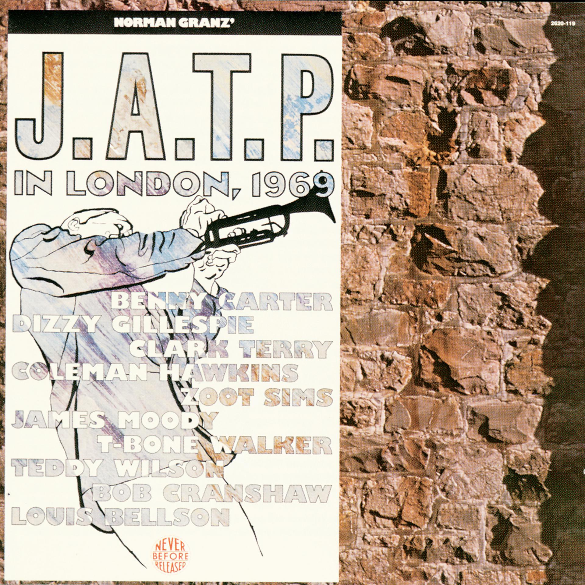 Постер альбома Jazz At The Philharmonic In London, 1969