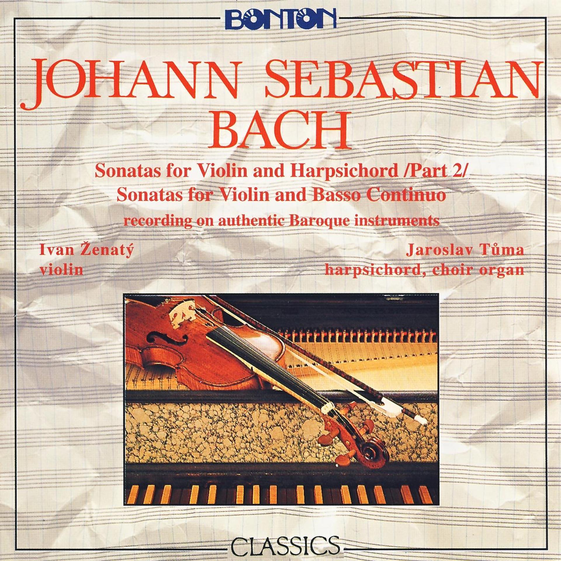 Постер альбома Bach: Sonatas for Violin and Harpsichord, Vol. 2