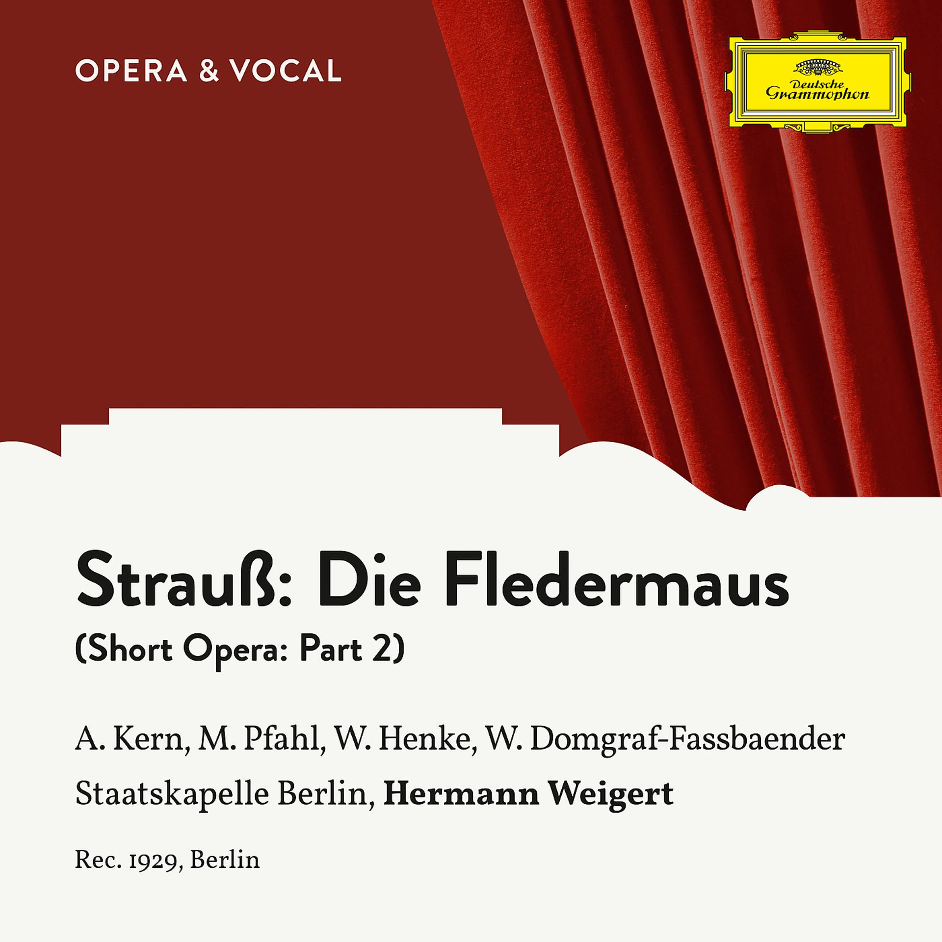Постер альбома Strauss: Die Fledermaus: Part 2