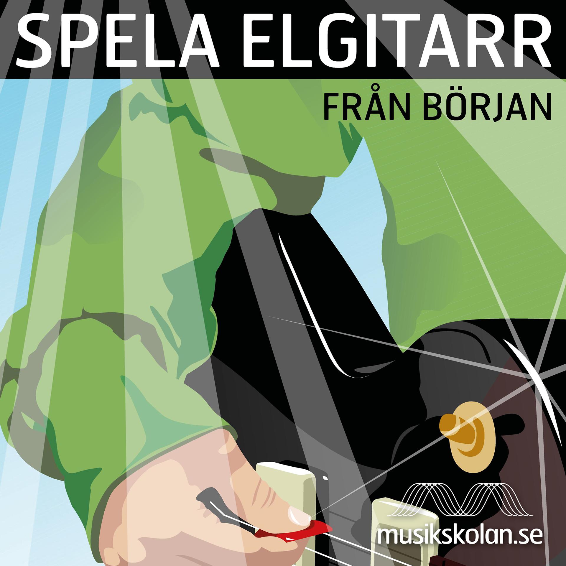 Постер альбома Spela elgitarr från början - nybörjarbok för elgitarr
