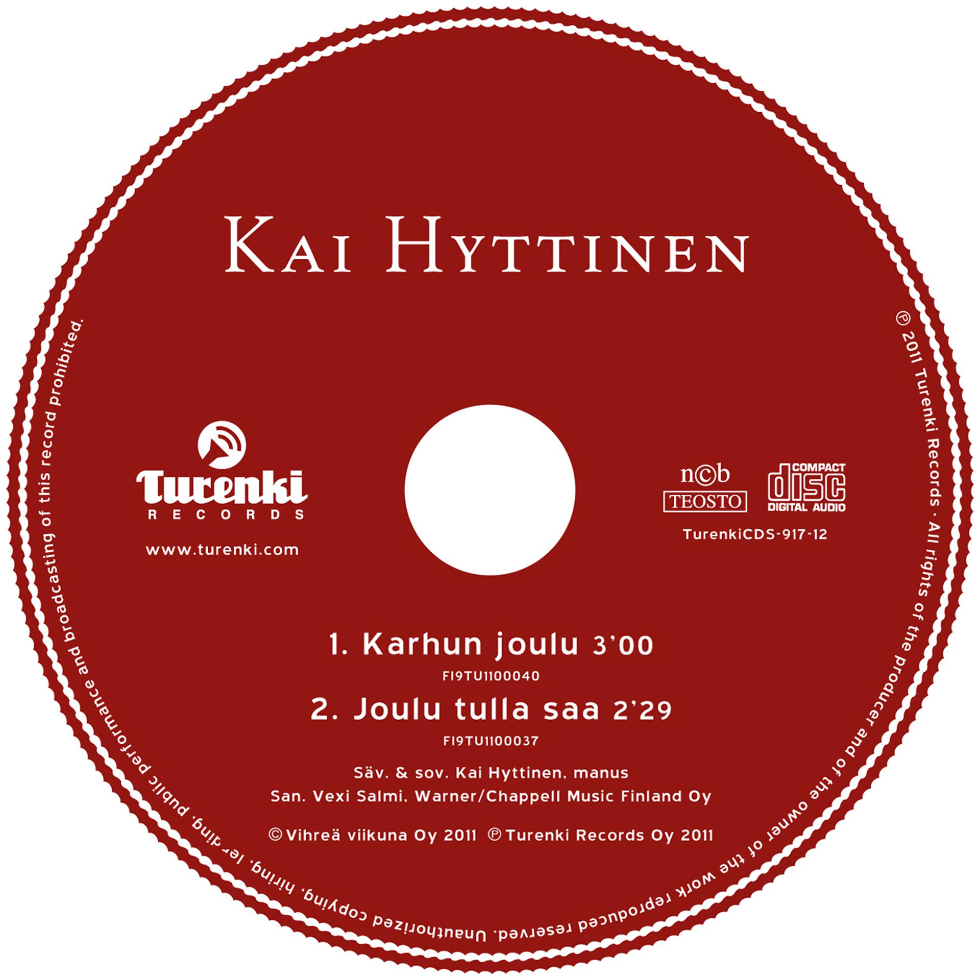 Постер альбома Karhun Joulu