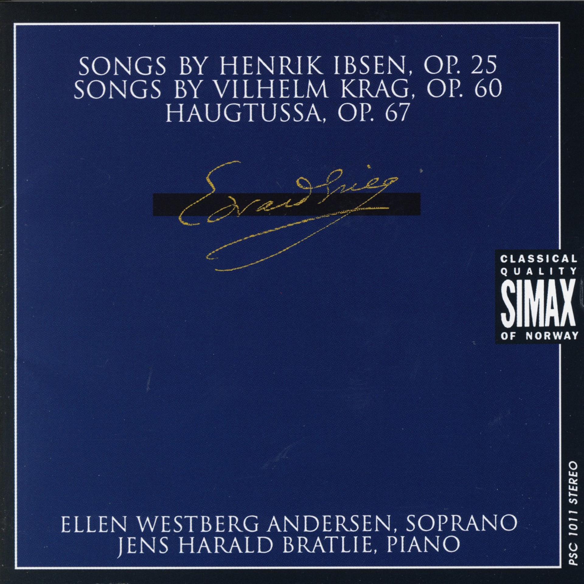 Постер альбома Grieg: Songs, Op. 24, Op. 60 and Op. 67