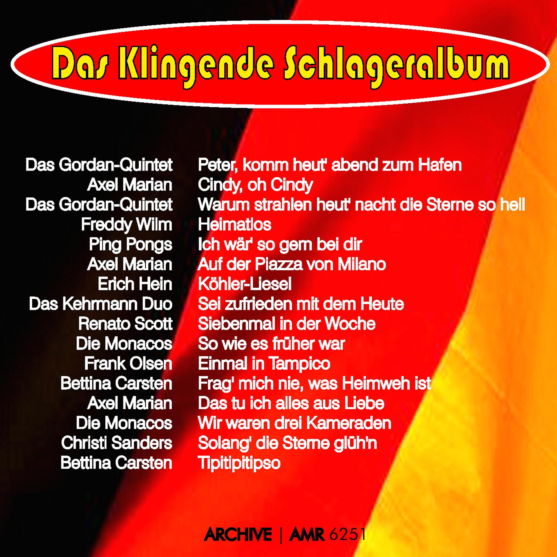 Постер альбома Das Klingende Schlageralbum