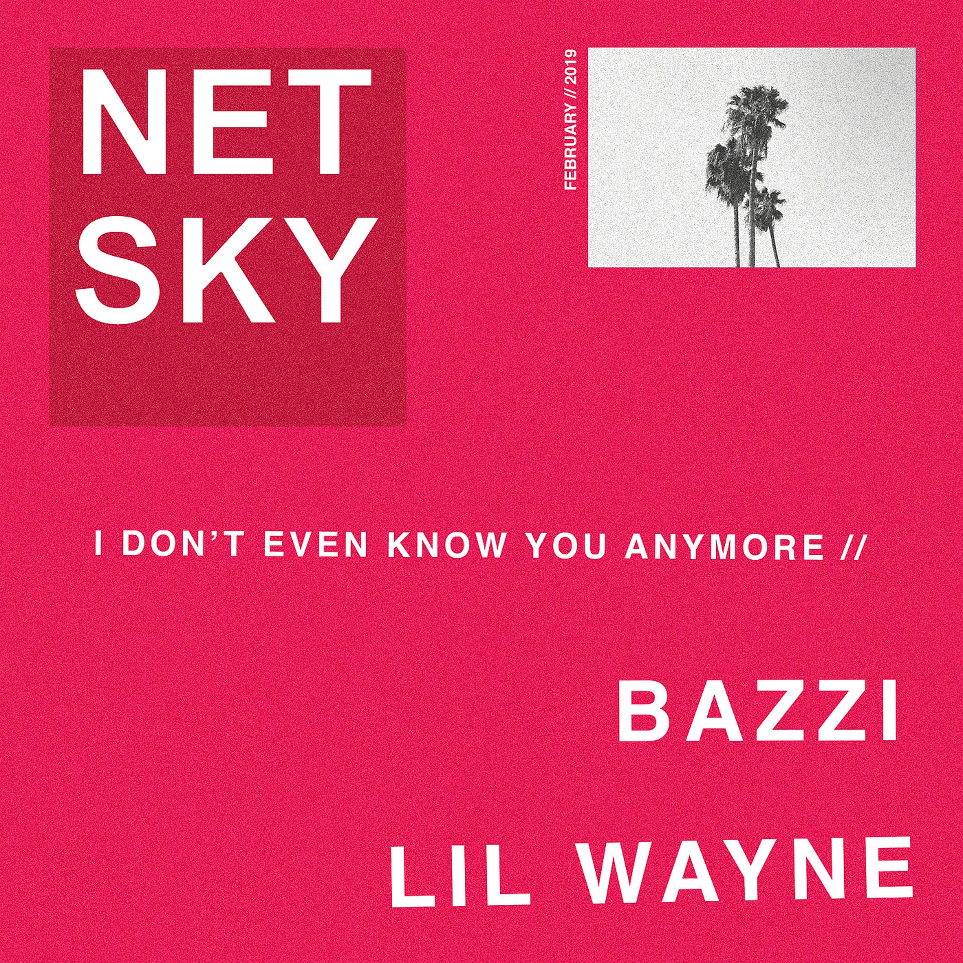 Постер к треку Netsky, Bazzi, Lil Wayne - I Don’t Even Know You Anymore