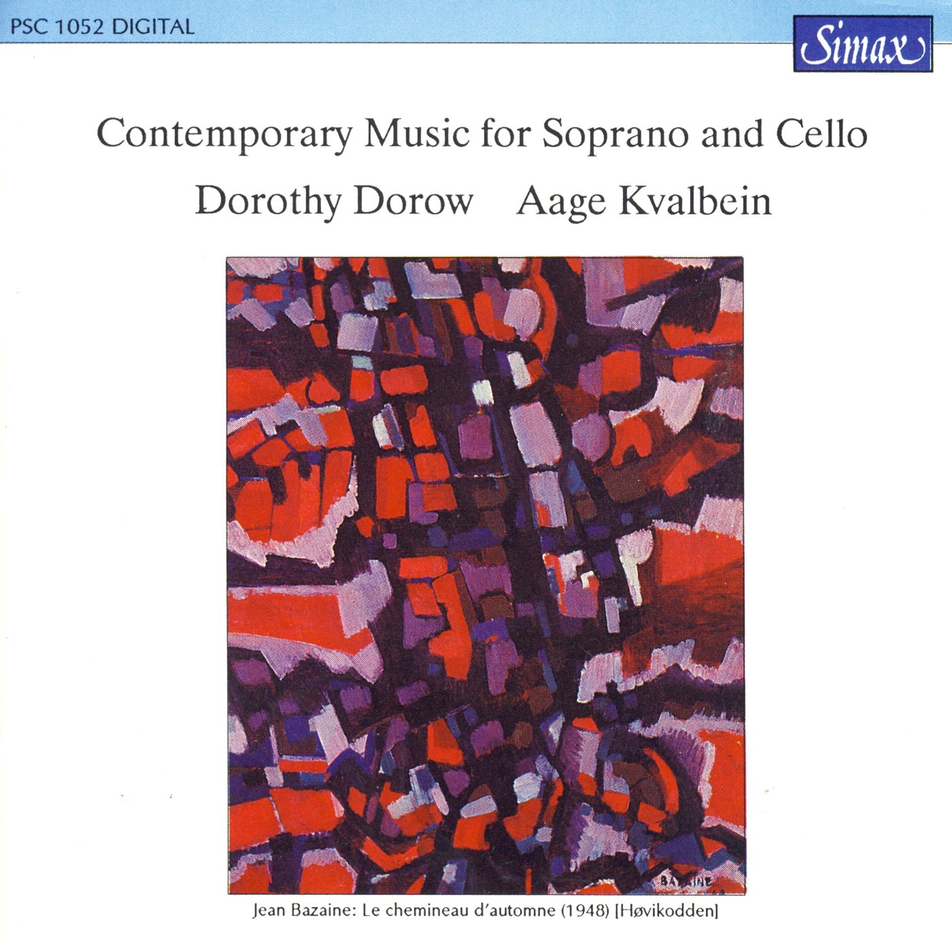 Постер альбома Contemporary Music for Soprano and Cello
