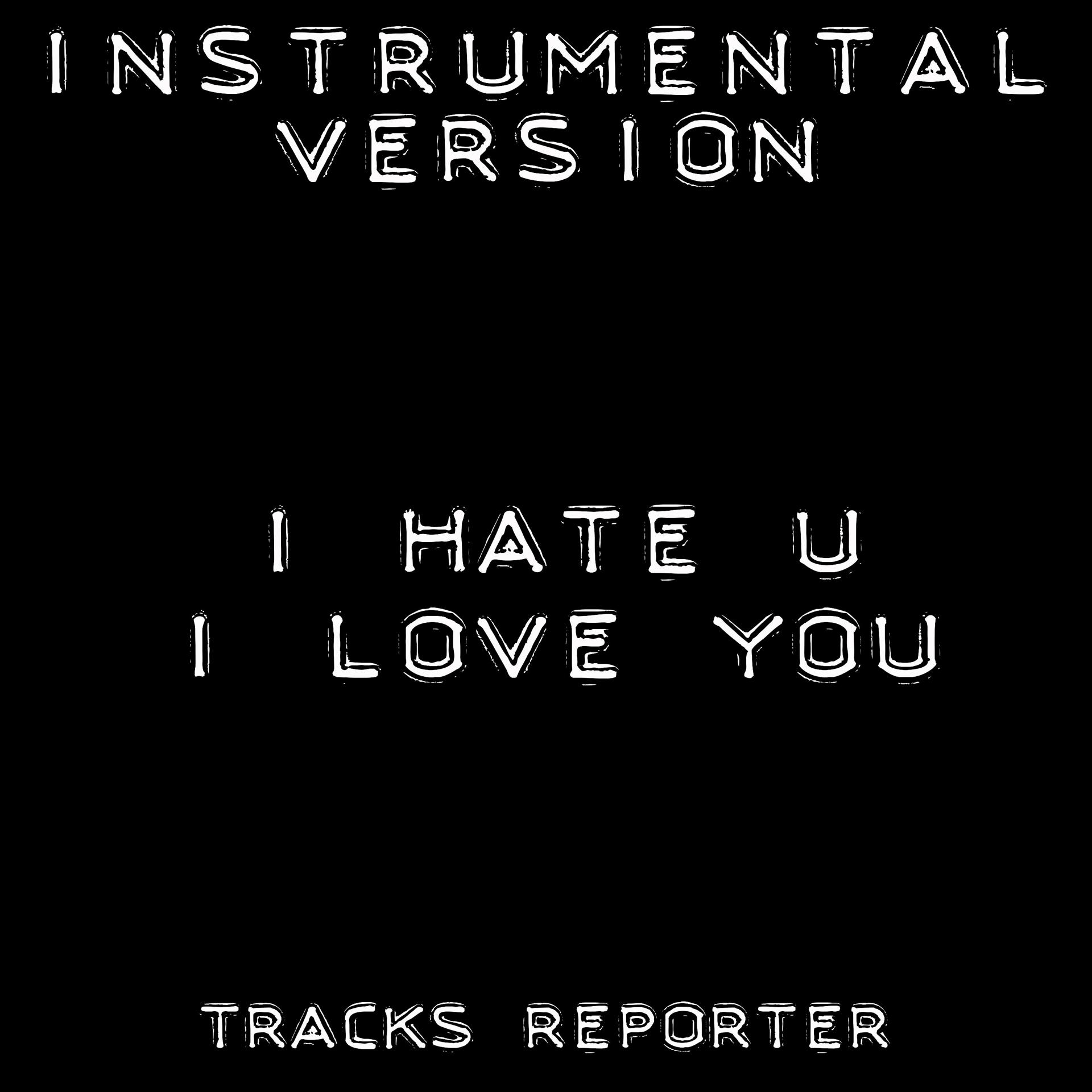 Постер альбома I Hate U I Love You (Instrumental Version)