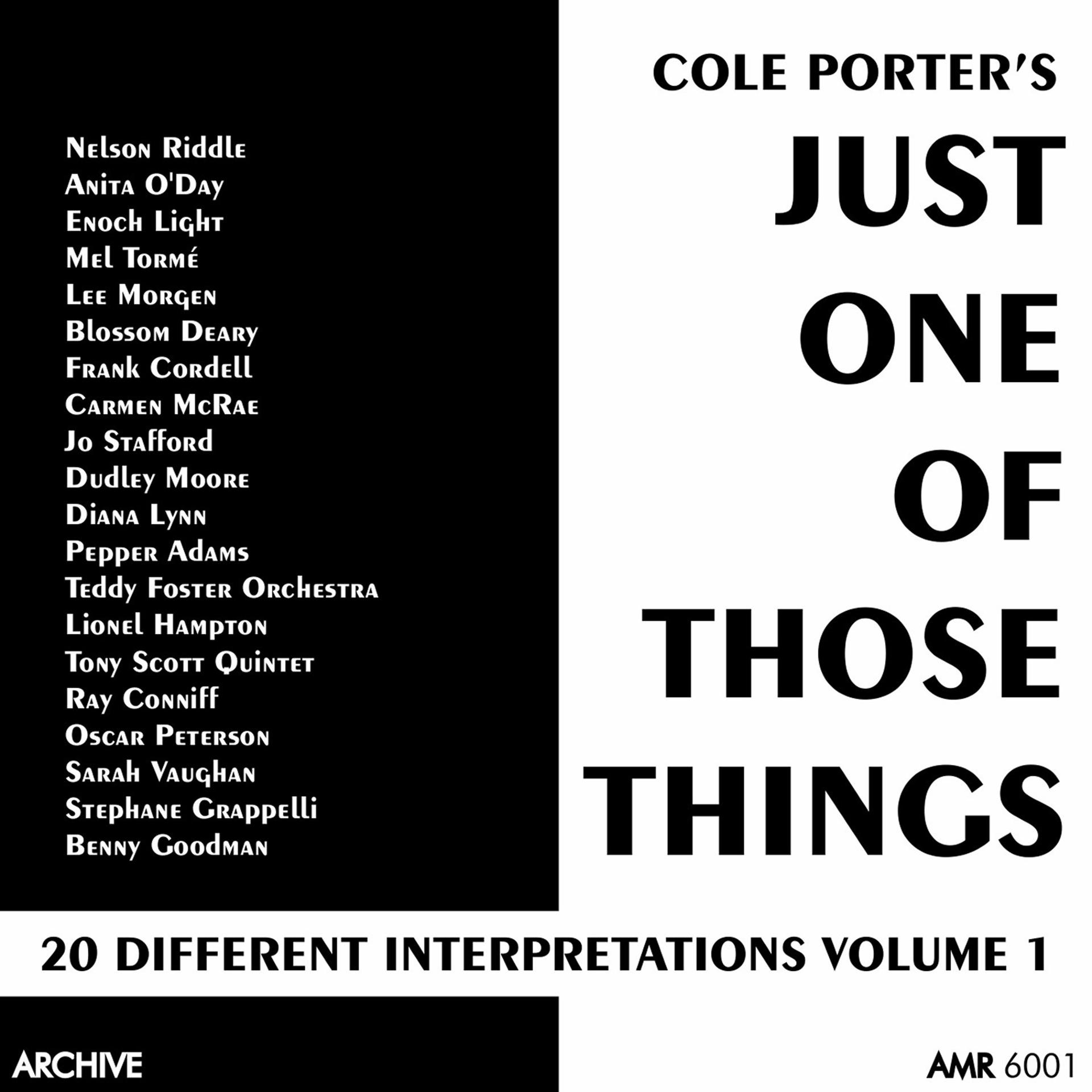 Постер альбома Just One of Those Things (20 Different Interpretations) Volume 1