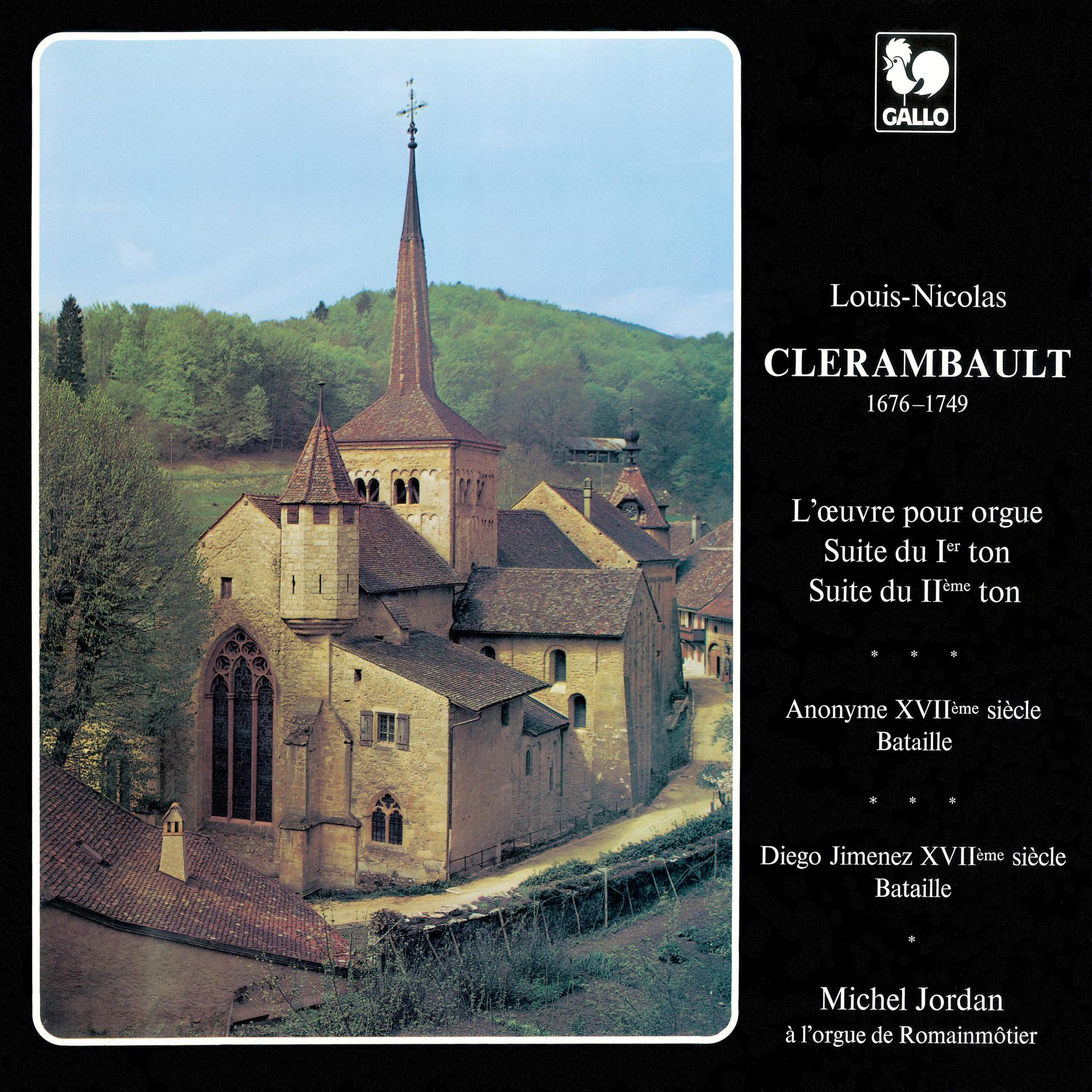 Постер альбома Clérambault: Suite du premier et deuxième ton